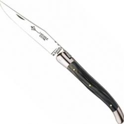 Couteau Laguiole corne noire 12 cm, Longueur manche 12 cm [Arbalète G. David]