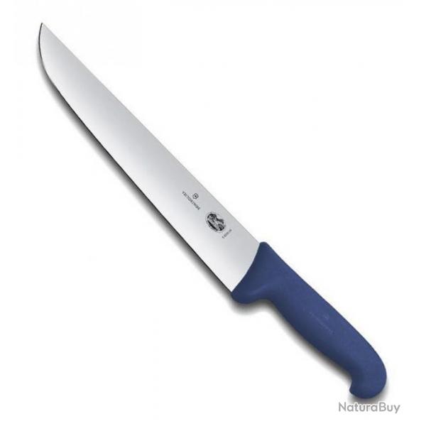 Couteau boucher "Fibrox bleu", Long. lame 28 cm [Victorinox]