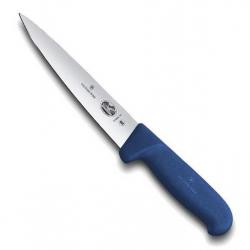Couteau à désosser/saigner "Fibrox bleu", Long. lame 14 cm [Victorinox]