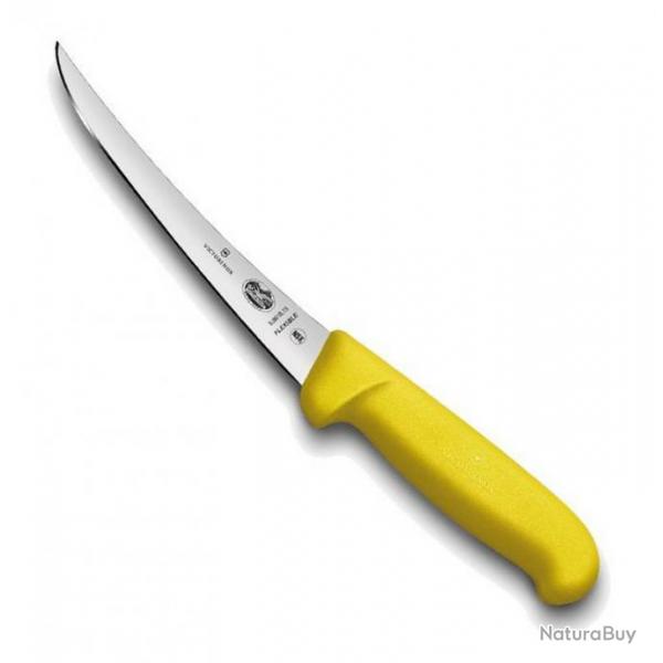 Couteau  dsosser "Fibrox jaune" flexible, Long. lame 12 cm [Victorinox]