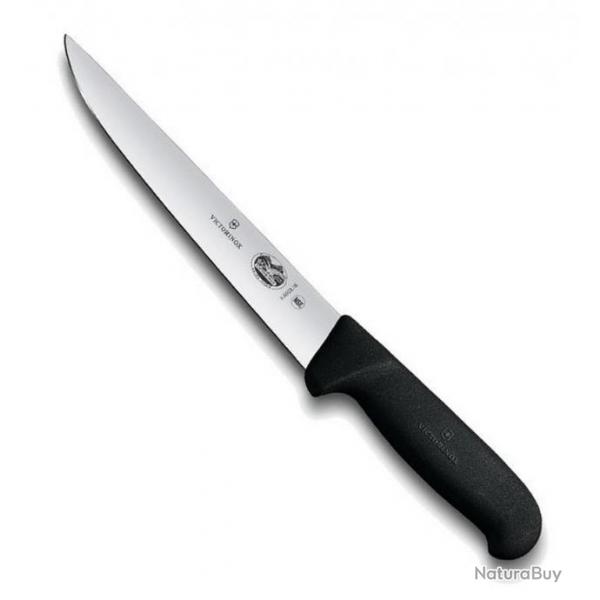 Couteau  saigner/dcouper "Fibrox", Long. lame 18 cm [Victorinox]