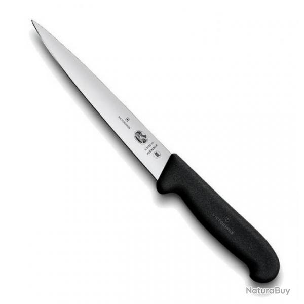 Couteau dnerver/filet de sole "Fibrox", Long. lame 16 cm [Victorinox]