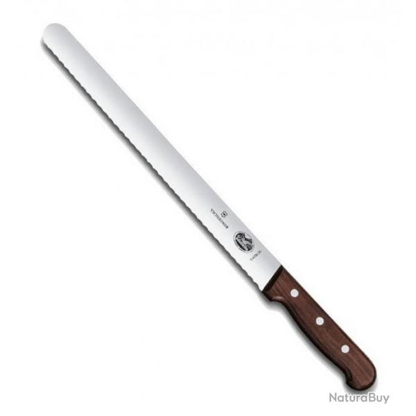 Couteau jambon "Palissandre", Long. lame 36 cm [Victorinox]