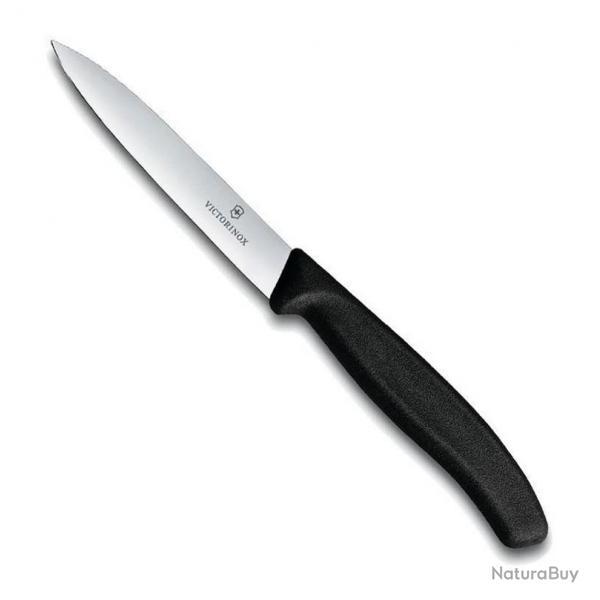 Couteau office "SwissClassic" 10 cm, Couleur noir [Victorinox]