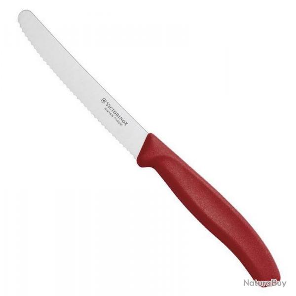 Couteau table/tomates "SwissClassic" 11 cm, Couleur rouge [Victorinox]