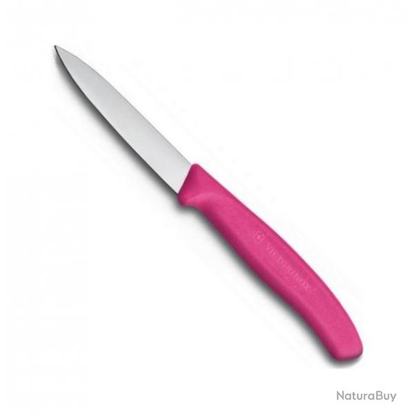 Couteau office 8 cm "Flashy", Couleur rose [Victorinox]