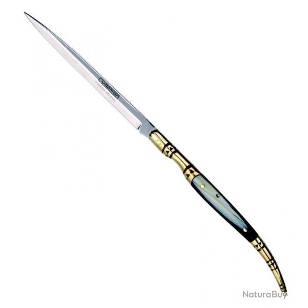 Couteau stylet faon corne, Longueur manche 7 cm [Cudeman]
