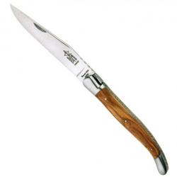 Couteau Laguiole olivier 12 cm, Longueur manche 12 cm [Arbalète G. David]