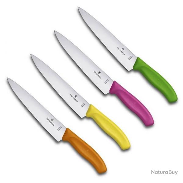 Couteau  dcouper "SwissClassic" 19 cm, Couleur jaune [Victorinox]