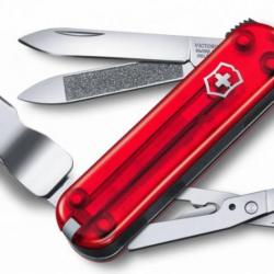 Couteau suisse "Nail Clip 580" , Couleur rouge translucide [Victorinox]