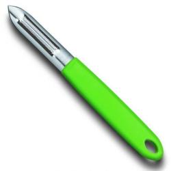 Éplucheur inox deux fentes à dents, Couleur vert menthe [Victorinox]