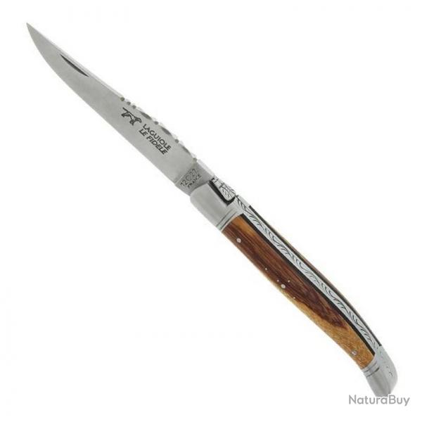 Couteau Laguiole "Le Fidle" 12 cm, Manche bois de serpent [Le Fidle]