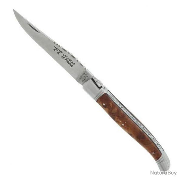 Couteau Laguiole "Le Fidle" 12 cm, Manche thuya [Le Fidle]
