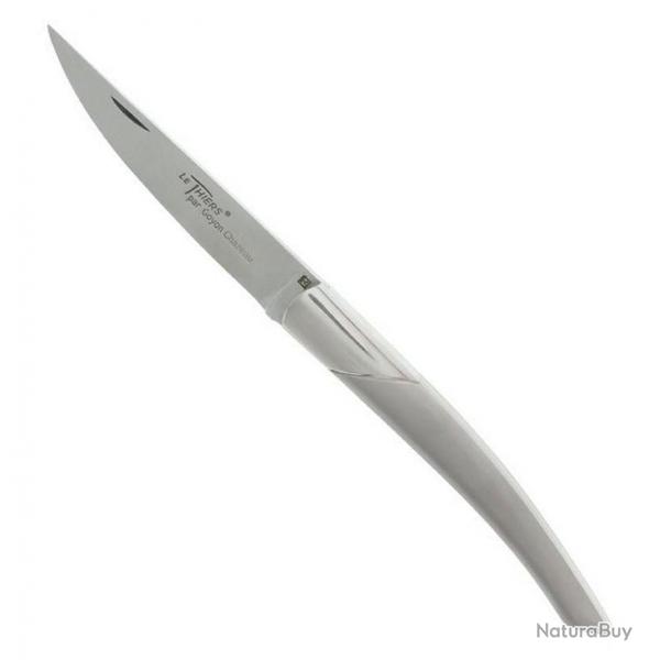 Couteau "Le Thiers", Manche acier inox [Goyon-Chazeau]