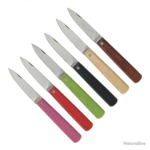 Bote de 12 couteaux office Nogent*** Pocket, Lame dentele [Nogent 3 toiles]