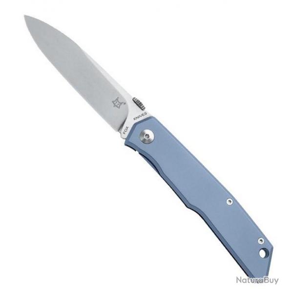 Couteau "Terzuola" titanium, Couleur bleu [Fox Production]