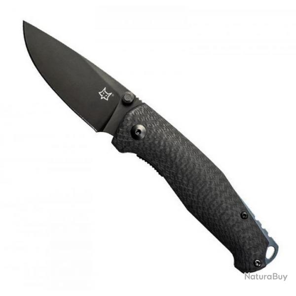 Couteau "TUR" fibre de carbone, Lame noire [Fox Production]