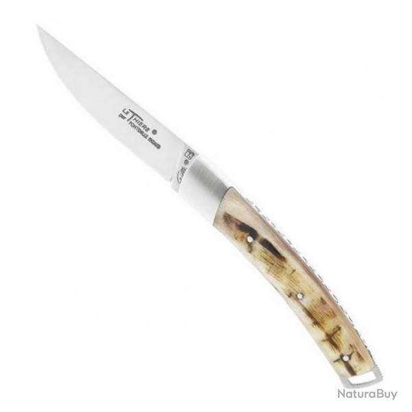 Couteau "Le Thiers" nature/pocket, Longueur manche 11,5 cm, Manche corne de blier [Gilles - Fonteni