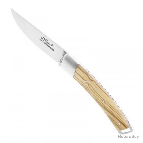 Couteau "Le Thiers" nature/pocket, Longueur manche 11,5 cm, Manche olivier [Gilles - Fontenille Pata