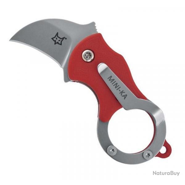 Couteau "Mini-Ka", Couleur rouge [Fox Production]