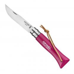 Couteau Opinel n° 6 "Colorama", Couleur framboise [Opinel]