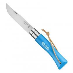 Couteau Opinel n° 7 "Colorama", Couleur cyan [Opinel]