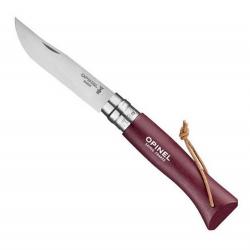 Couteau Opinel n° 8 "Colorama", Couleur grenat [Opinel]