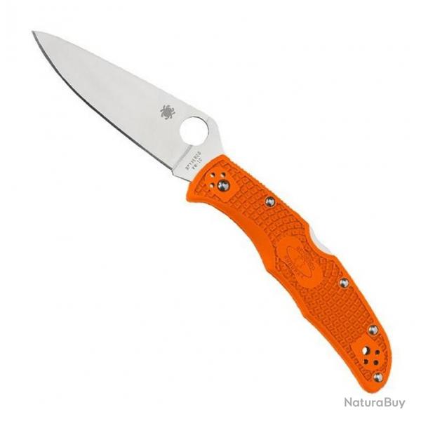 Couteau "Endura 4" VG-10 / nylon-fibre de verre, Couleur orange [Spyderco]