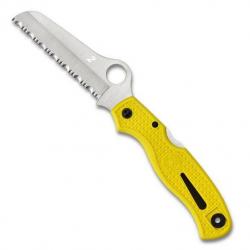 Couteau "Altantic Salt" H-2 / nylon-fibre de verre, Couleur jaune [Spyderco]