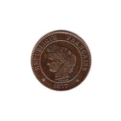 PIECE DE MONNAIE FRANCE 2 CENTIMES CERES 1877 Paris