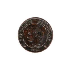 PIECE DE MONNAIE FRANCE 2 CENTIMES CERES 1897 PARIS