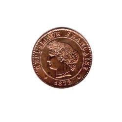 PIECE DE MONNAIE FRANCE 1 CENTIME CERES 1872 PARIS