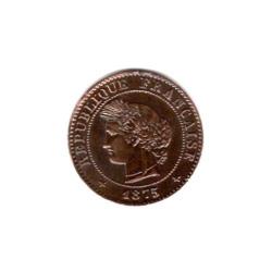 PIECE DE MONNAIE FRANCE 1 CENTIME CERES 1875 PARIS