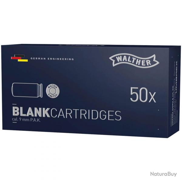 9mm PAK par 50 (Calibre: 9mm PAK)