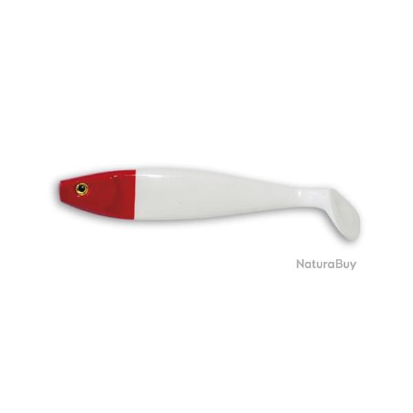 Shad gt 15cm delaland Blanc tte rouge