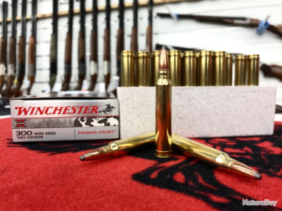 BALLES WINCHESTER POWER POINT 300WIN MAG 180 GRAIN Balles Calibre 300