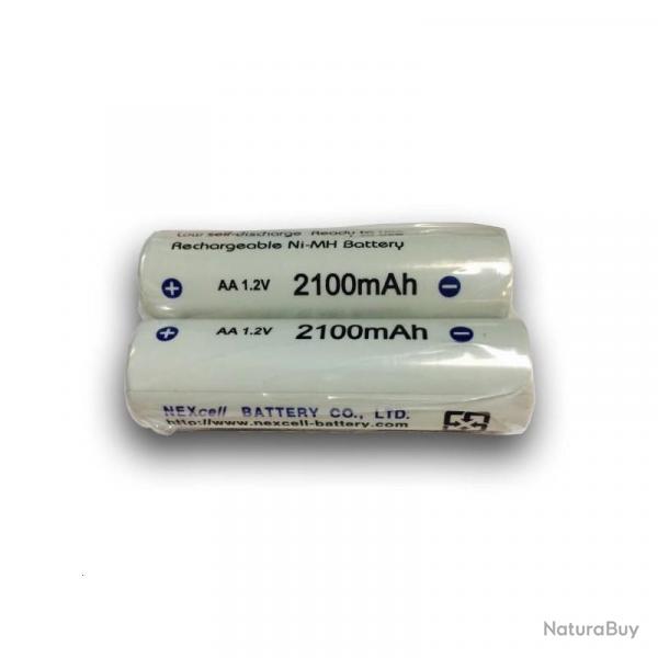 PILES RECHARGEABLES NI-MH 2100 mAh 3M Peltor