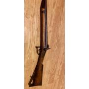 320) ) lot rare fusil de chasse a piston , étiquette de la gendarmerie = a  restaurer - Fusils à percussion (9104658)