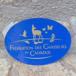 Magnifique autocollant Fédération des chasseurs du Calvados ref 002