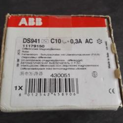 Disjoncteur différentiel ABB - C10 300mA