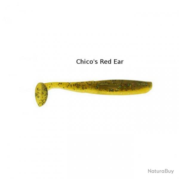 ELITE SHINER 4'' - 10 cm BASS ASSASSIN Chico's Red Ear