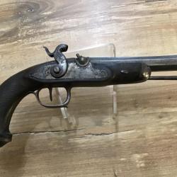 Boîte De Poudre De Chasse Du 19e Siècle Ministère De La Guerre - Fusil, Vintage, Origine France