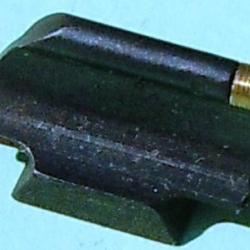 Guidon Transversal vis&eacute;e laiton, bord arrondi  H12