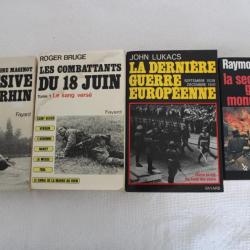 Lot 4 ouvrages guerre WW2