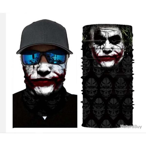 Masque Joker 2 Cache Cou Col Bandana Foulard Bonnet Mask NEUF