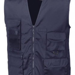 Gilet Blue Navy Midnight Reporter RESULT TAILLE XL R4507