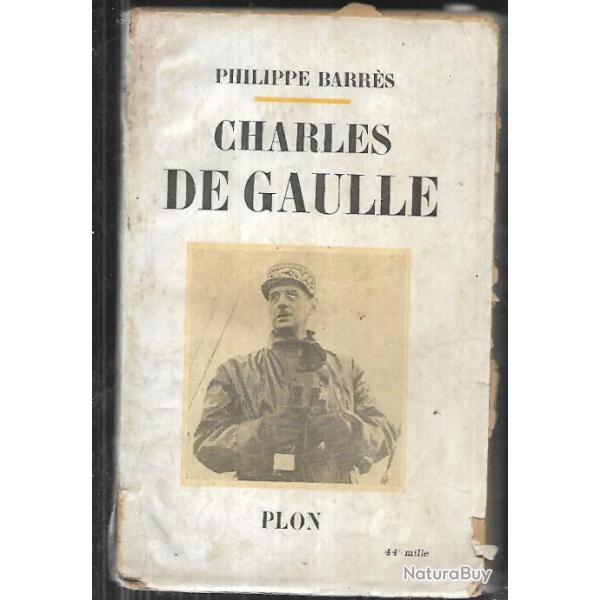 charles de gaulle de philippe barrs