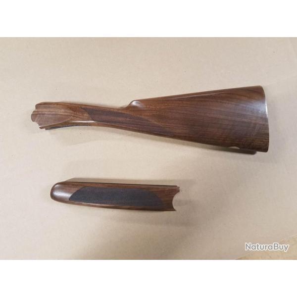 Crosse anglaise et devant pour beretta silver pigeon 3 calibre 28 bois grade 3.5..