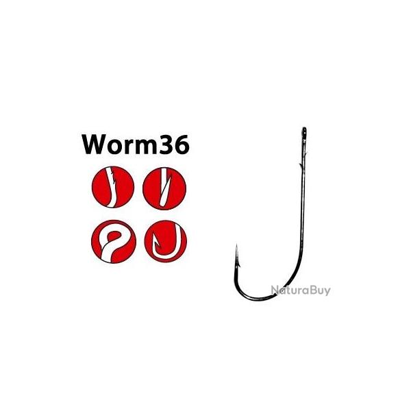Hameon mer Worm 36 Gamakatsu T1/0 x 6