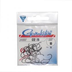 25 hameÇons mouche c12 noir Gamakatsu 14